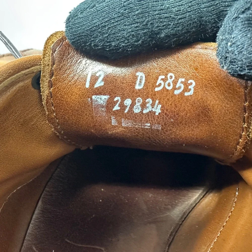 Allen Edmonds Parkway Men's Leather Oxford‎ Dress Shoes Size 12 D Brown Cap Toe